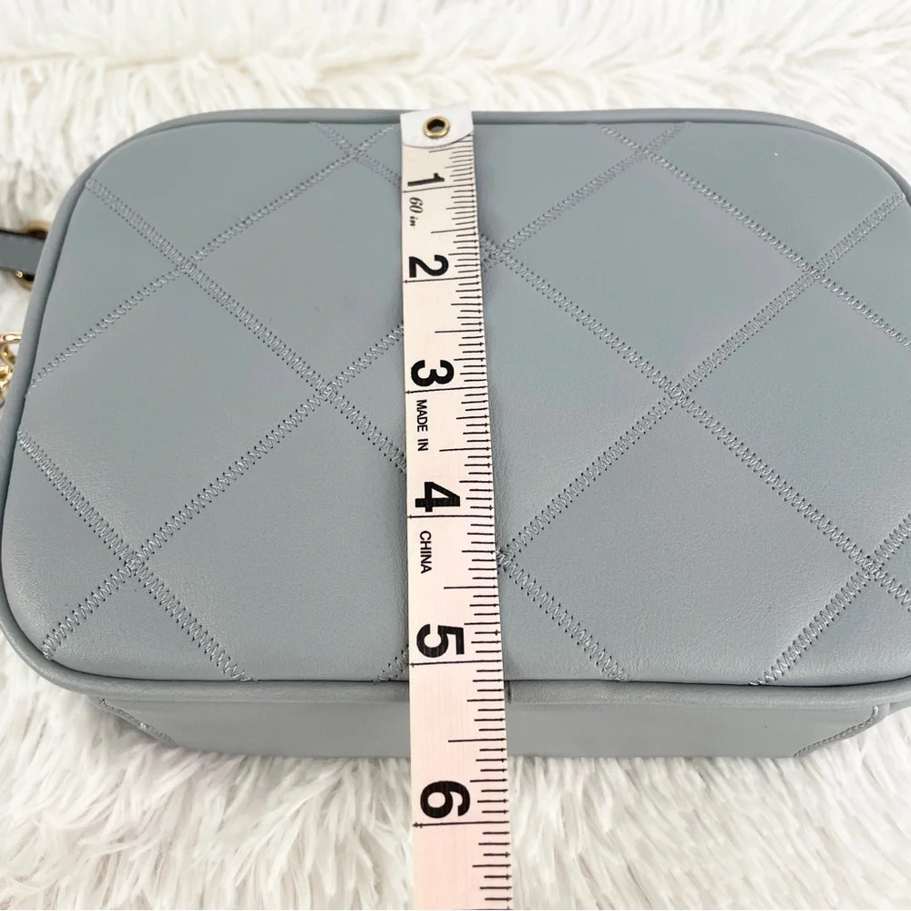 Nine West light pastel blue cross body purse
